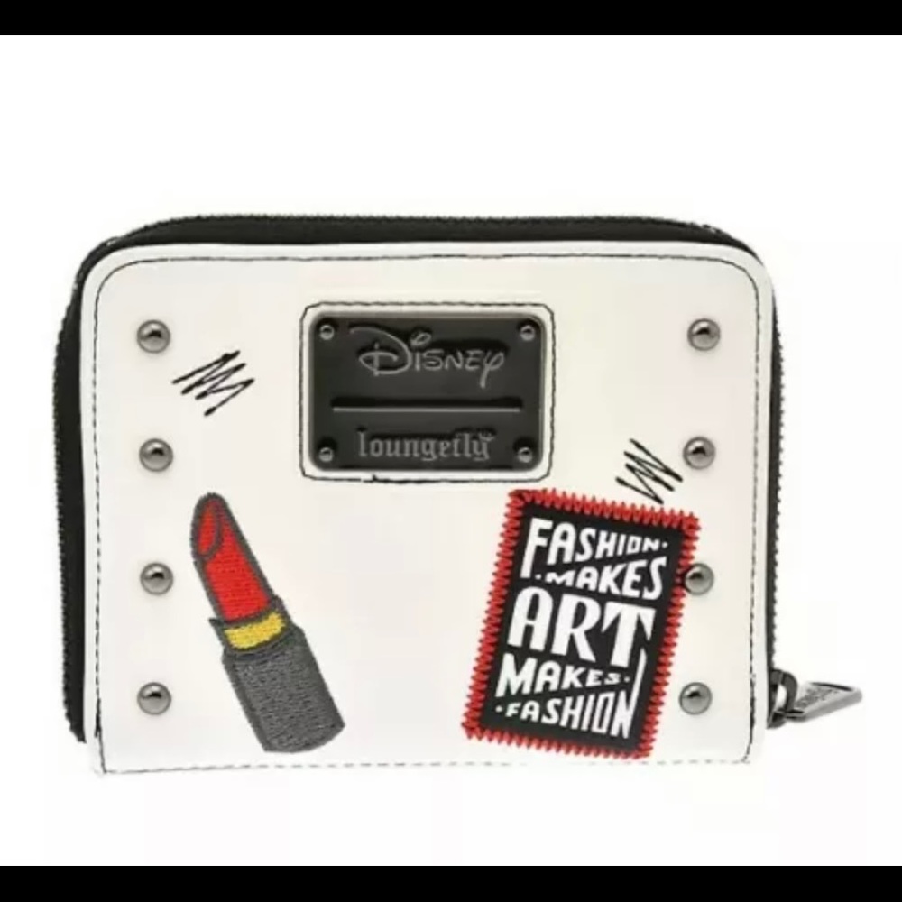 Disney Loungefly Cruella Live Action Movie Wallet NWT